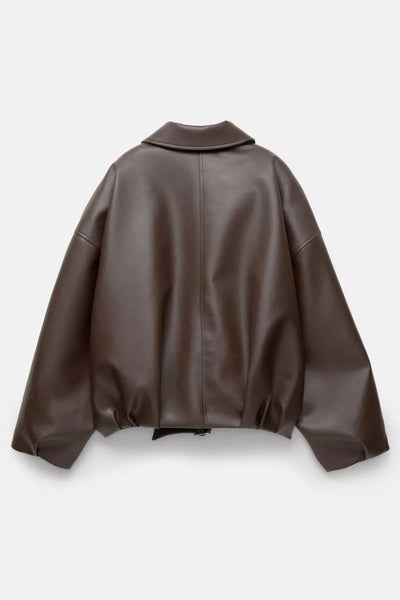 AVIATA™ | Giacca Bomber in Eco Pelle