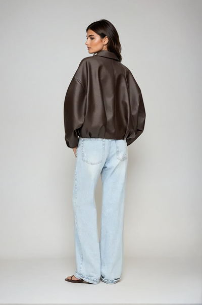 AVIATA™ | Giacca Bomber in Eco Pelle