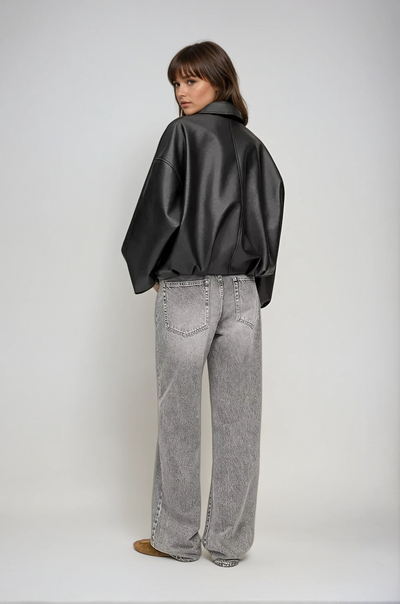 AVIATA™ | Giacca Bomber in Eco Pelle