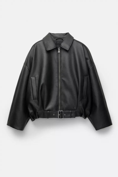 AVIATA™ | Giacca Bomber in Eco Pelle
