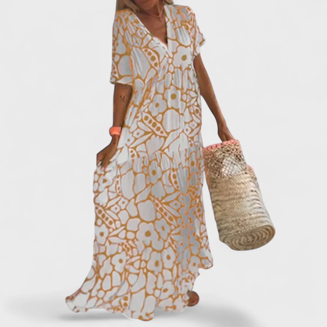 CHRISTINE™ | Abito Estivo Floreale