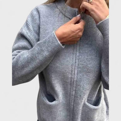 NOELLE™ | Cardigan in Maglia con Cerniera