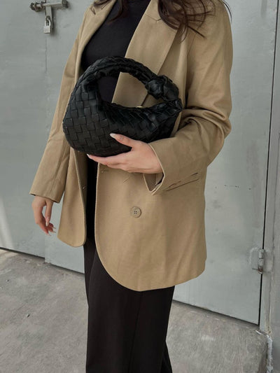 SIENNA™ | Borsa Intrecciata con Manico Elegante