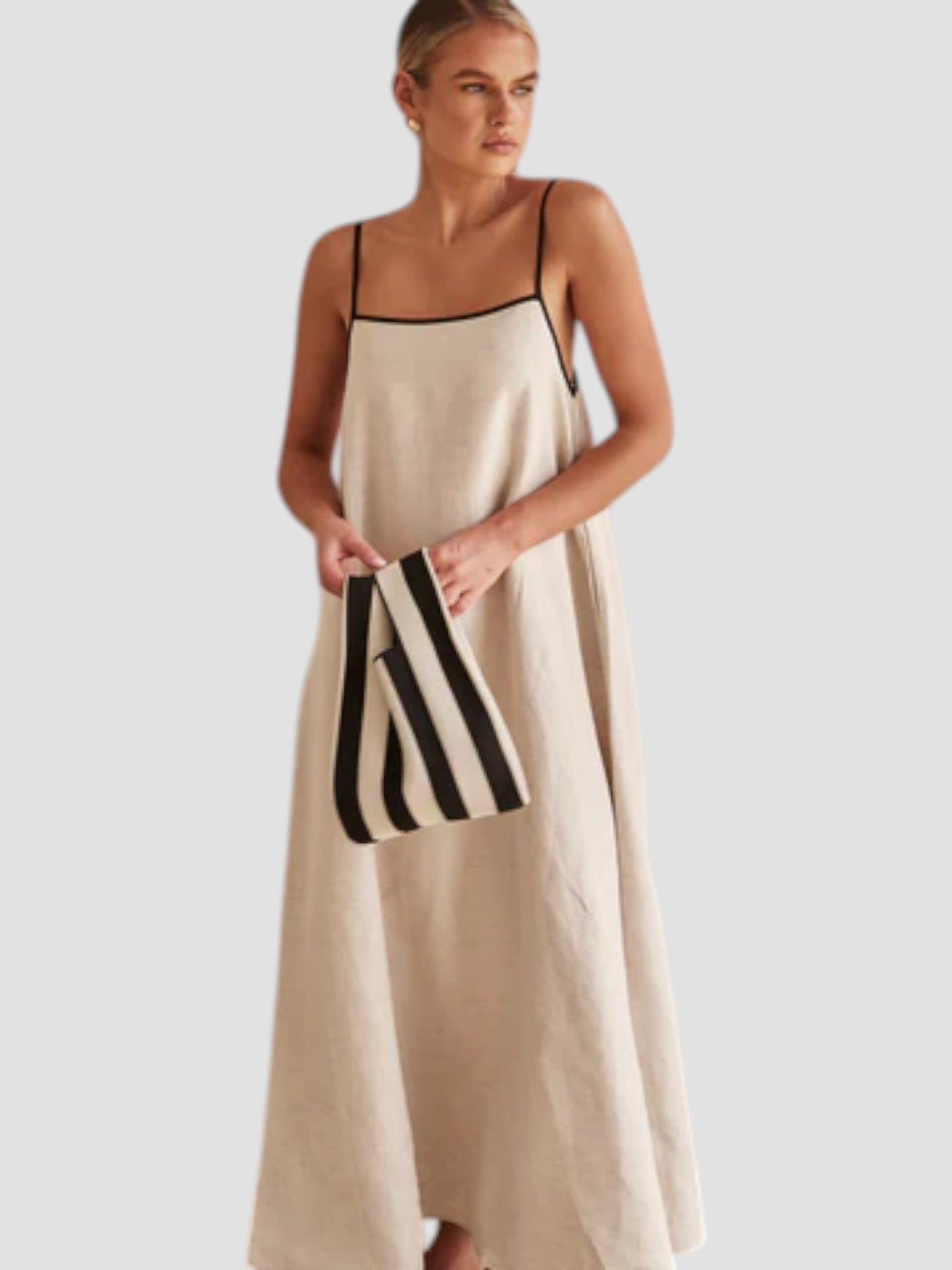 CARMELA™ | Abito Estivo in Lino Naturale