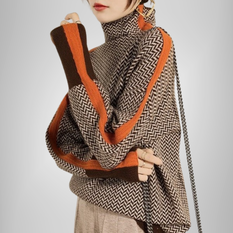 AMORE A PRIMA VISTA™ | Maglione a Collo Alto Donna