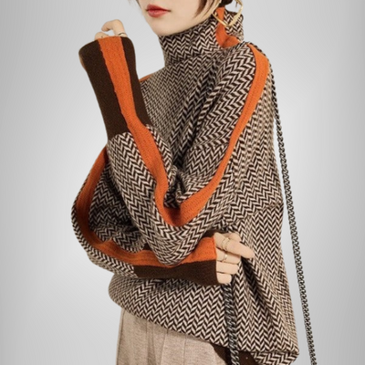 AMORE A PRIMA VISTA™ | Maglione a Collo Alto Donna