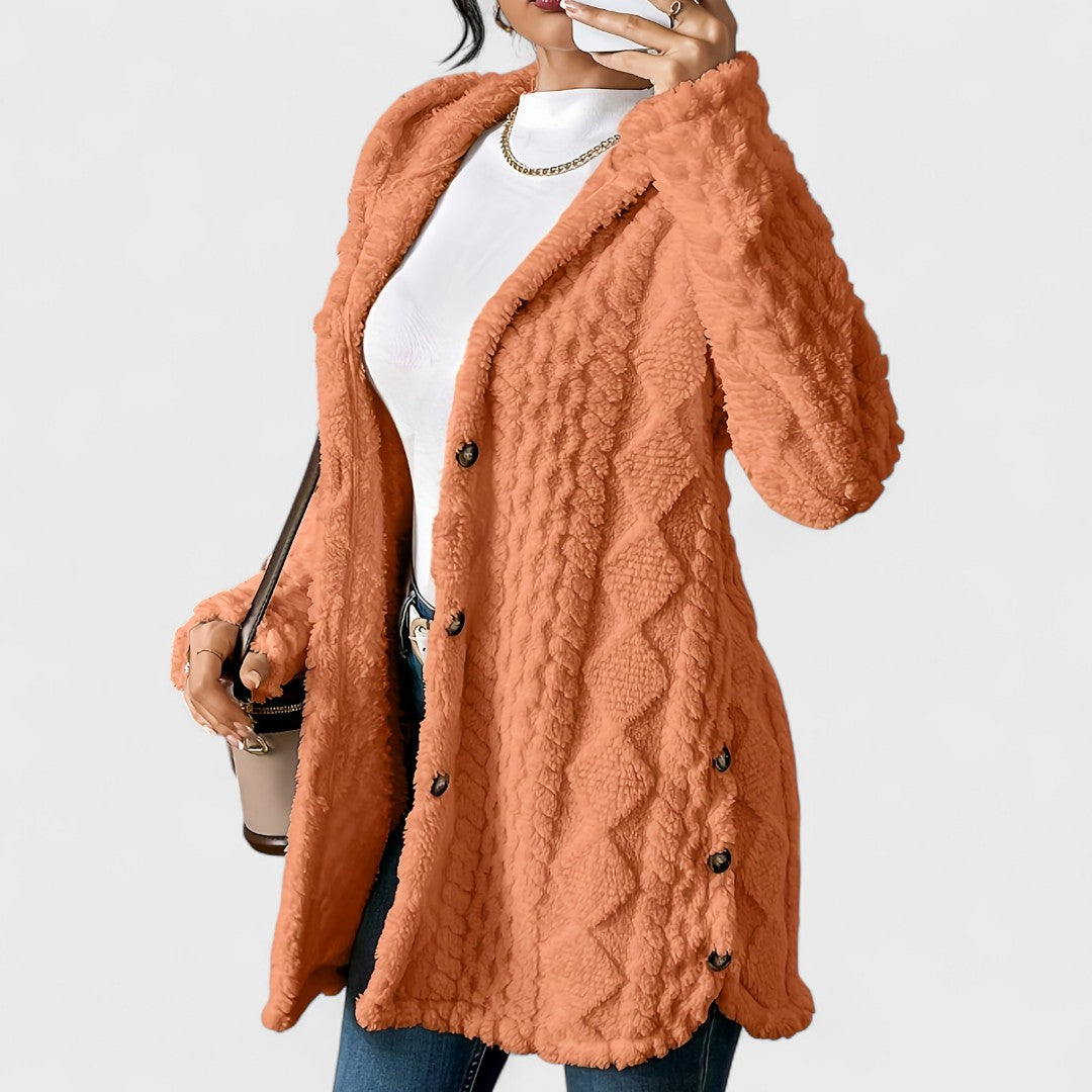 KATERINA™ | Cardigan con Cappuccio Lungo