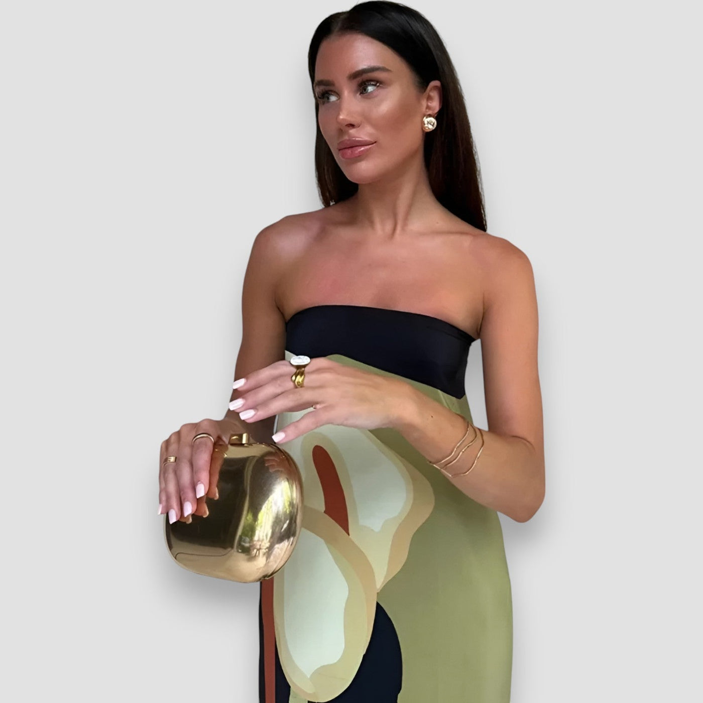 PAULA™ | Abito Lungo Senza Spalline