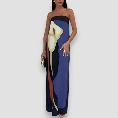 PAULA™ | Abito Lungo Senza Spalline