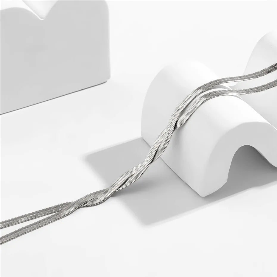 FLAIRA™ | Collana a Serpente Piatta