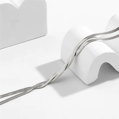 FLAIRA™ | Collana a Serpente Piatta