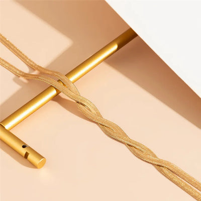 FLAIRA™ | Collana a Serpente Piatta