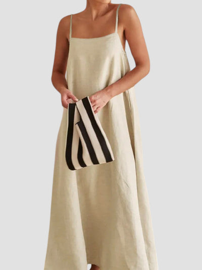 CARMELA™ | Abito Estivo in Lino Naturale