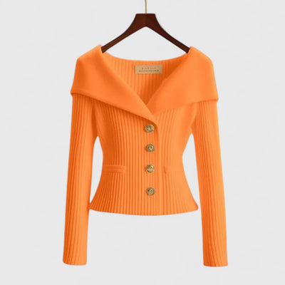 CLARIZA™ | Cardigan Elegante a Collo Largo
