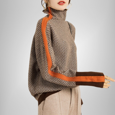 AMORE A PRIMA VISTA™ | Maglione a Collo Alto Donna