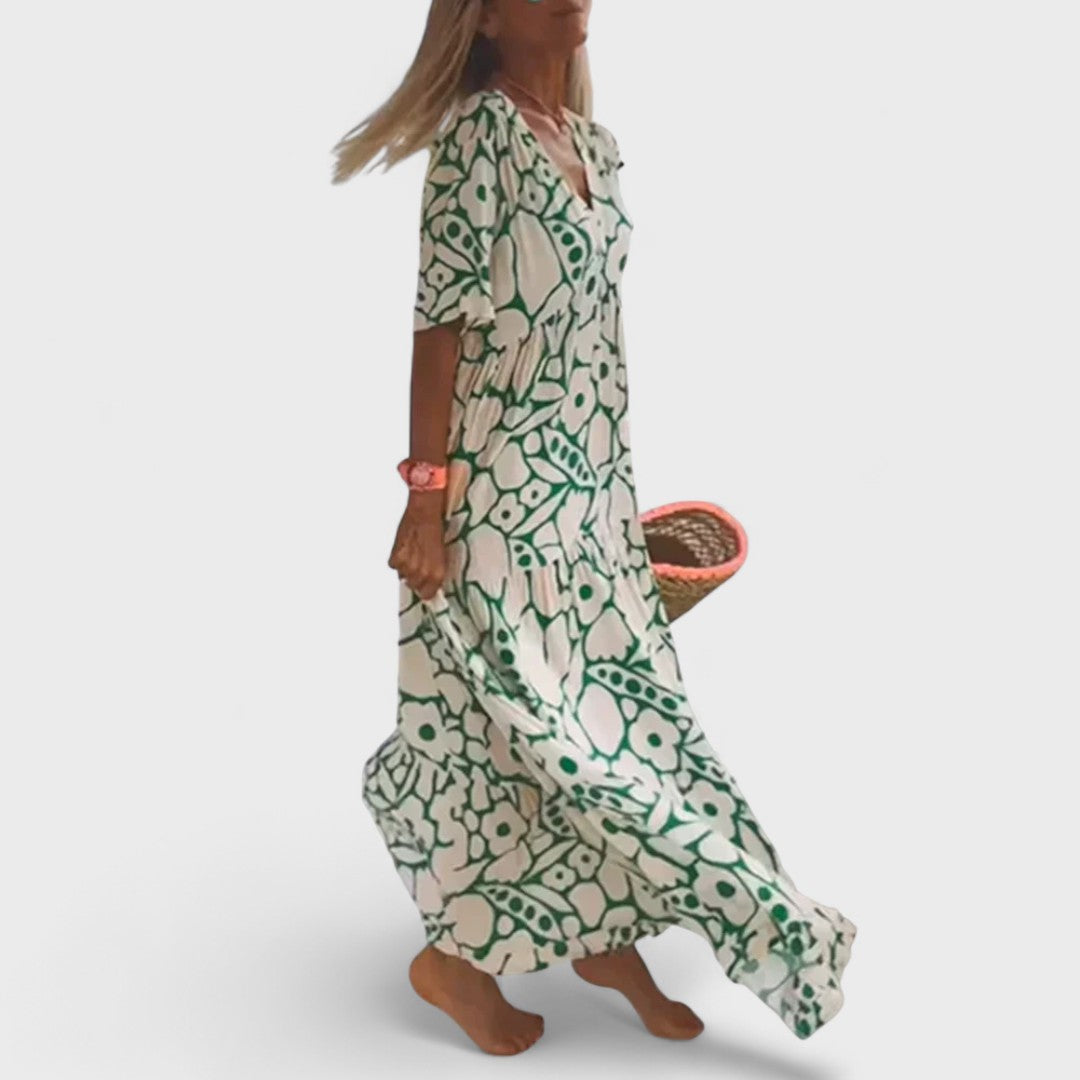 CHRISTINE™ | Abito Estivo Floreale