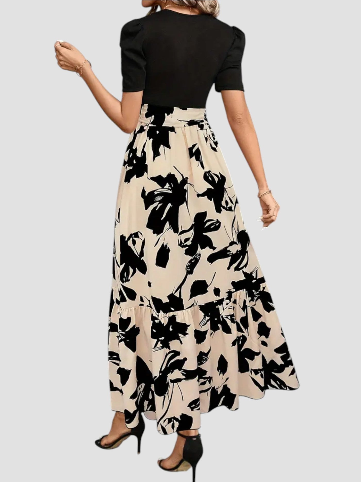 PAOLA™ | Abito Elegante con Stampa