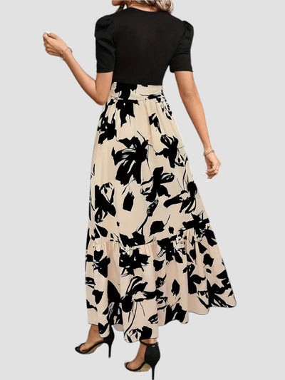 PAOLA™ | Abito Elegante con Stampa