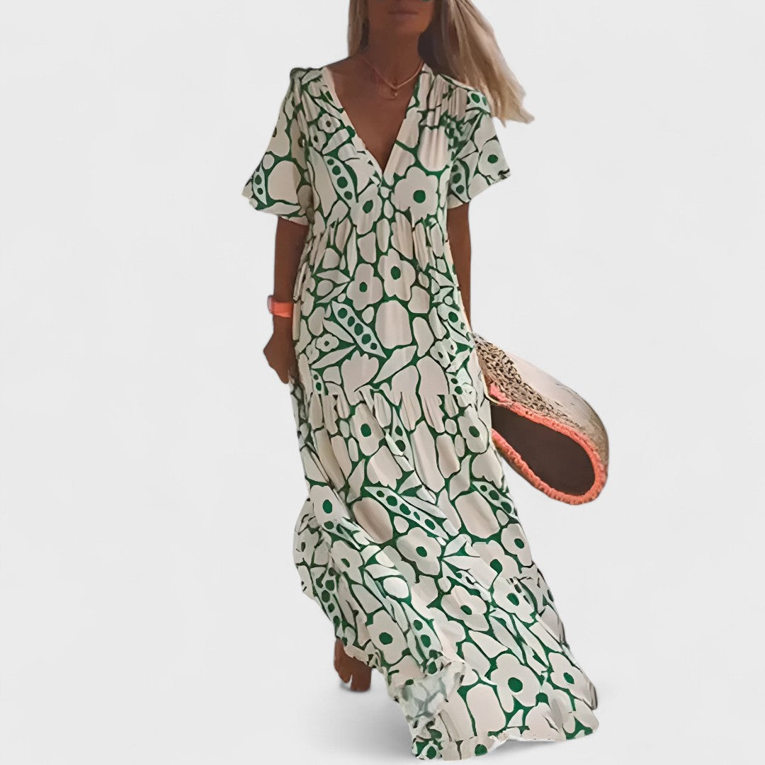 CHRISTINE™ | Abito Estivo Floreale