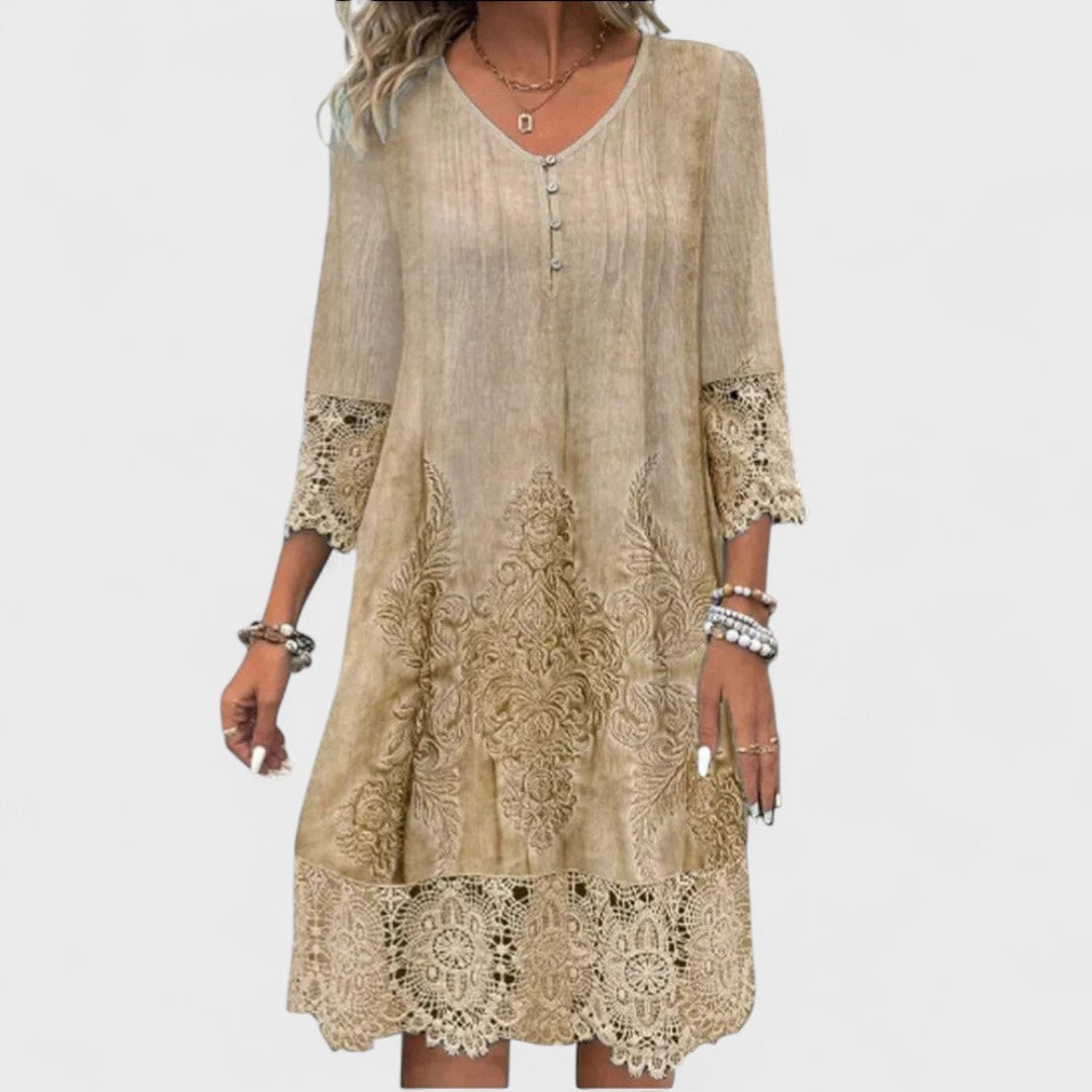 HELLE™ | Abito in Pizzo Elegante