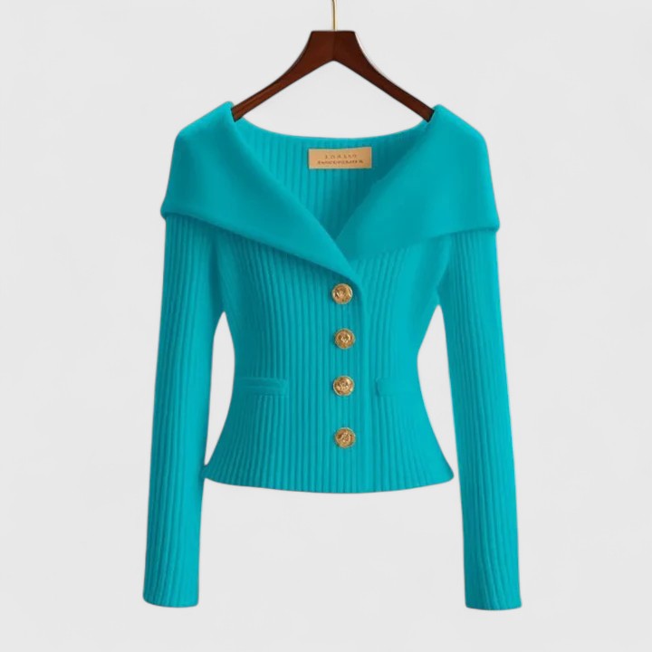 CLARIZA™ | Cardigan Elegante a Collo Largo