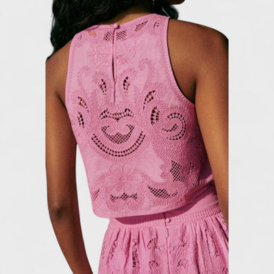 OLYMPE™ | Set Estivo in Pizzo con Top e Gonna