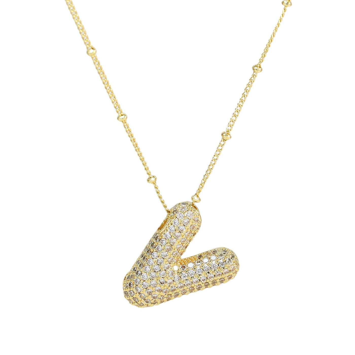SAVANNAH™ | Collana con Lettera a Bolla in Zirconia