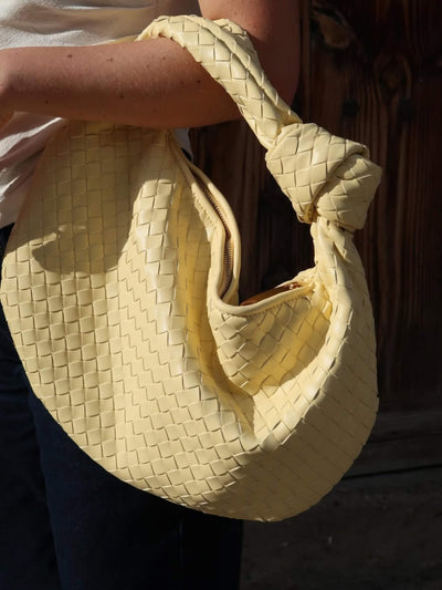 GISELLE™ | Borsa Intrecciata con Nodo Elegante