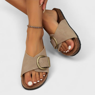 OLIVIA™ | Sandali Scorrevoli con Fibbia Elegante