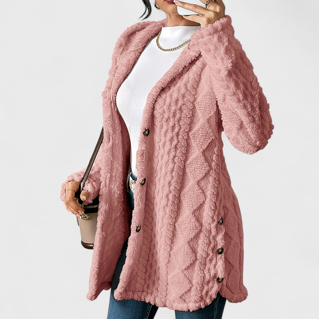 KATERINA™ | Cardigan con Cappuccio Lungo