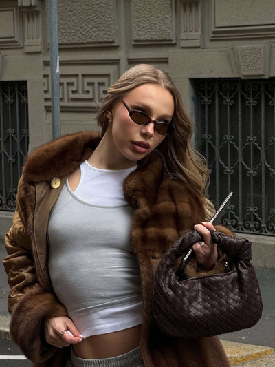 SIENNA™ | Borsa Intrecciata con Manico Elegante