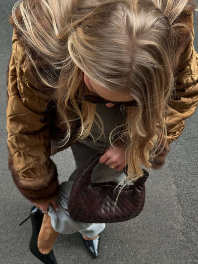 SIENNA™ | Borsa Intrecciata con Manico Elegante