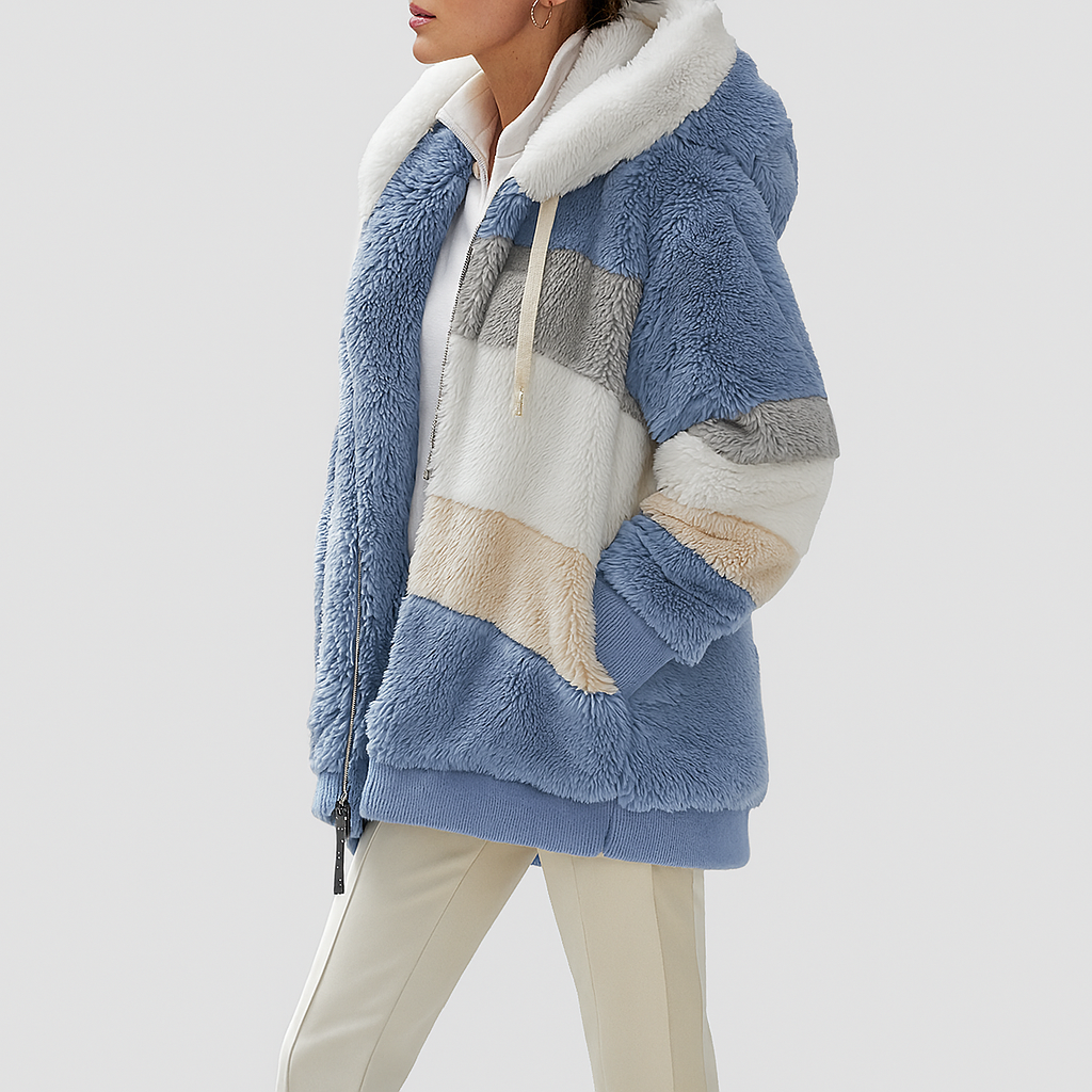 ISABELLA™ | Giacca Invernale in Pile con Cappuccio Foderato