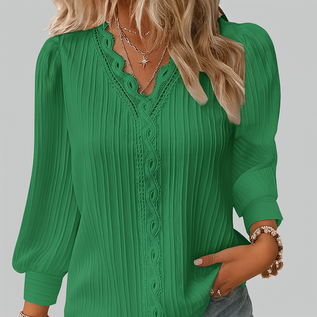 ALISON™ | Blusa plissettata