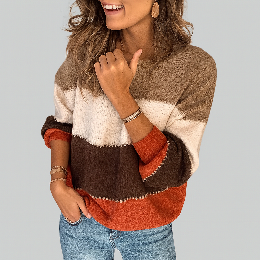 ELENA™ | Maglione a Righe Morbido