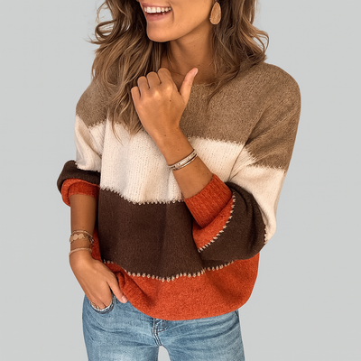 ELENA™ | Maglione a Righe Morbido