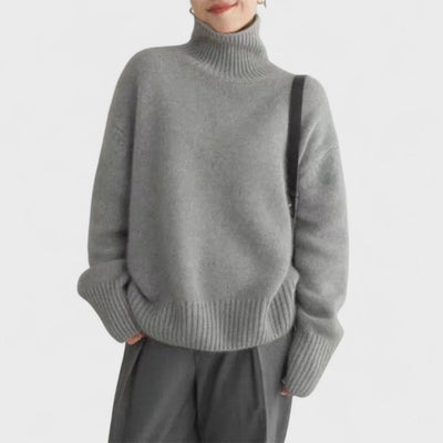 ISABELLA™ | Maglione a Collo Alto in Cashmere Donna