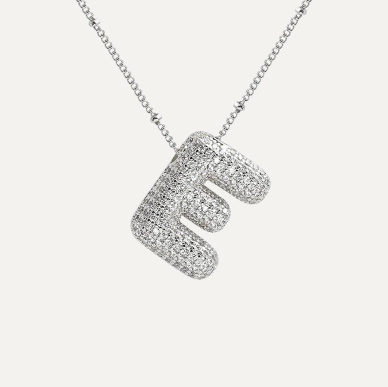 SAVANNAH™ | Collana con Lettera a Bolla in Zirconia