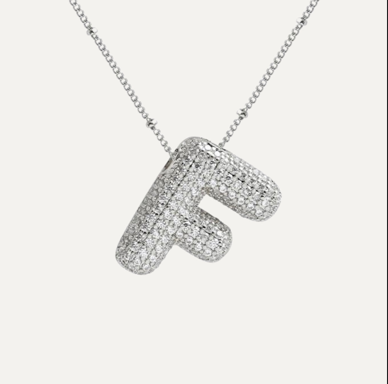 SAVANNAH™ | Collana con Lettera a Bolla in Zirconia
