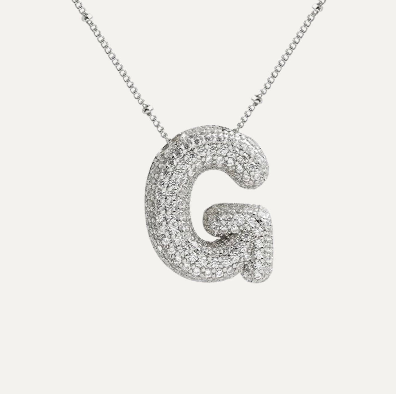 SAVANNAH™ | Collana con Lettera a Bolla in Zirconia
