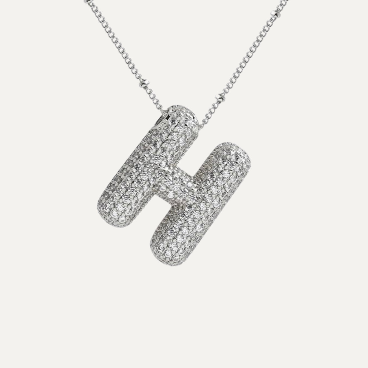 SAVANNAH™ | Collana con Lettera a Bolla in Zirconia