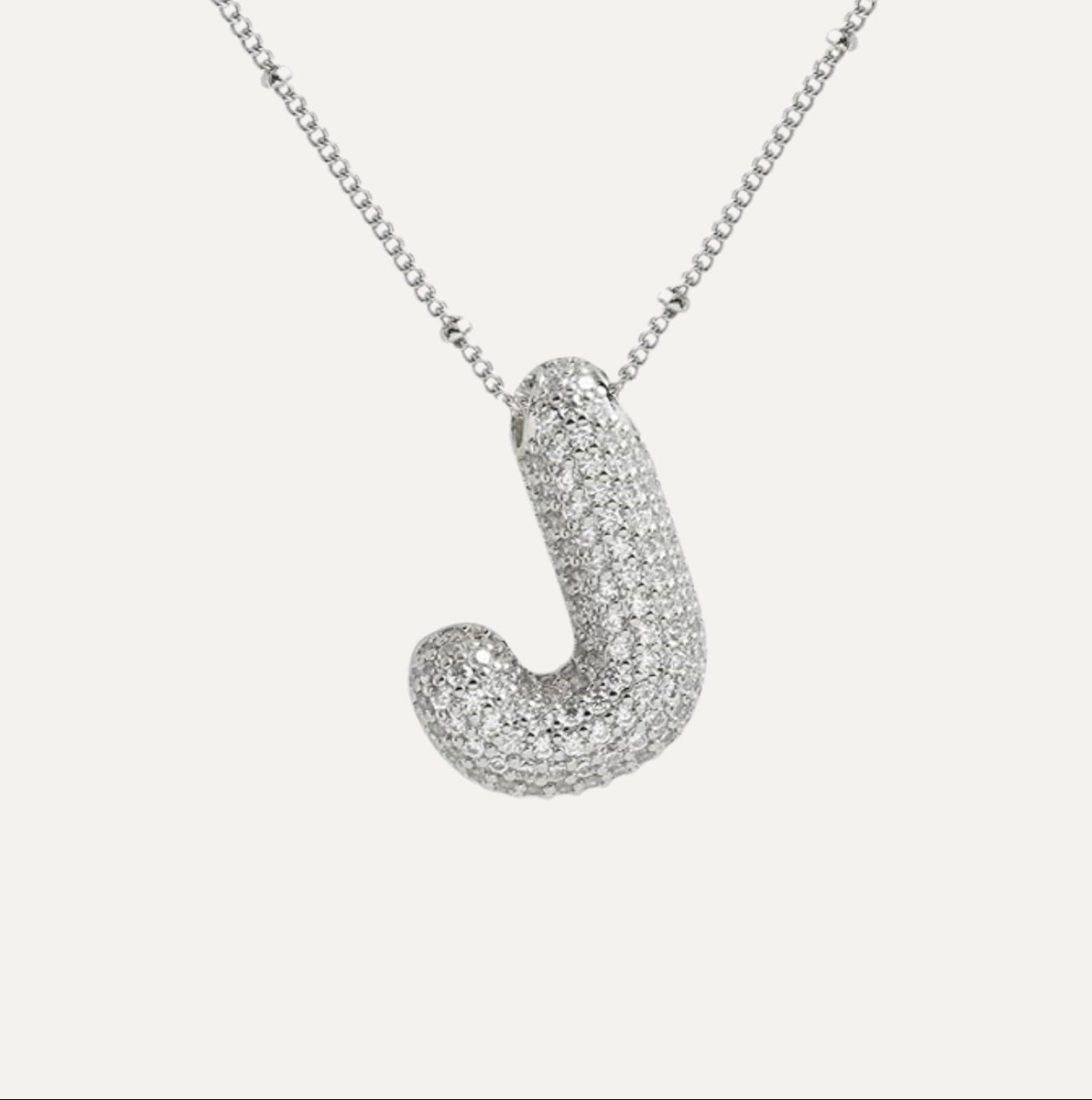 SAVANNAH™ | Collana con Lettera a Bolla in Zirconia