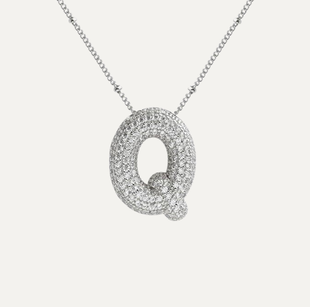 SAVANNAH™ | Collana con Lettera a Bolla in Zirconia
