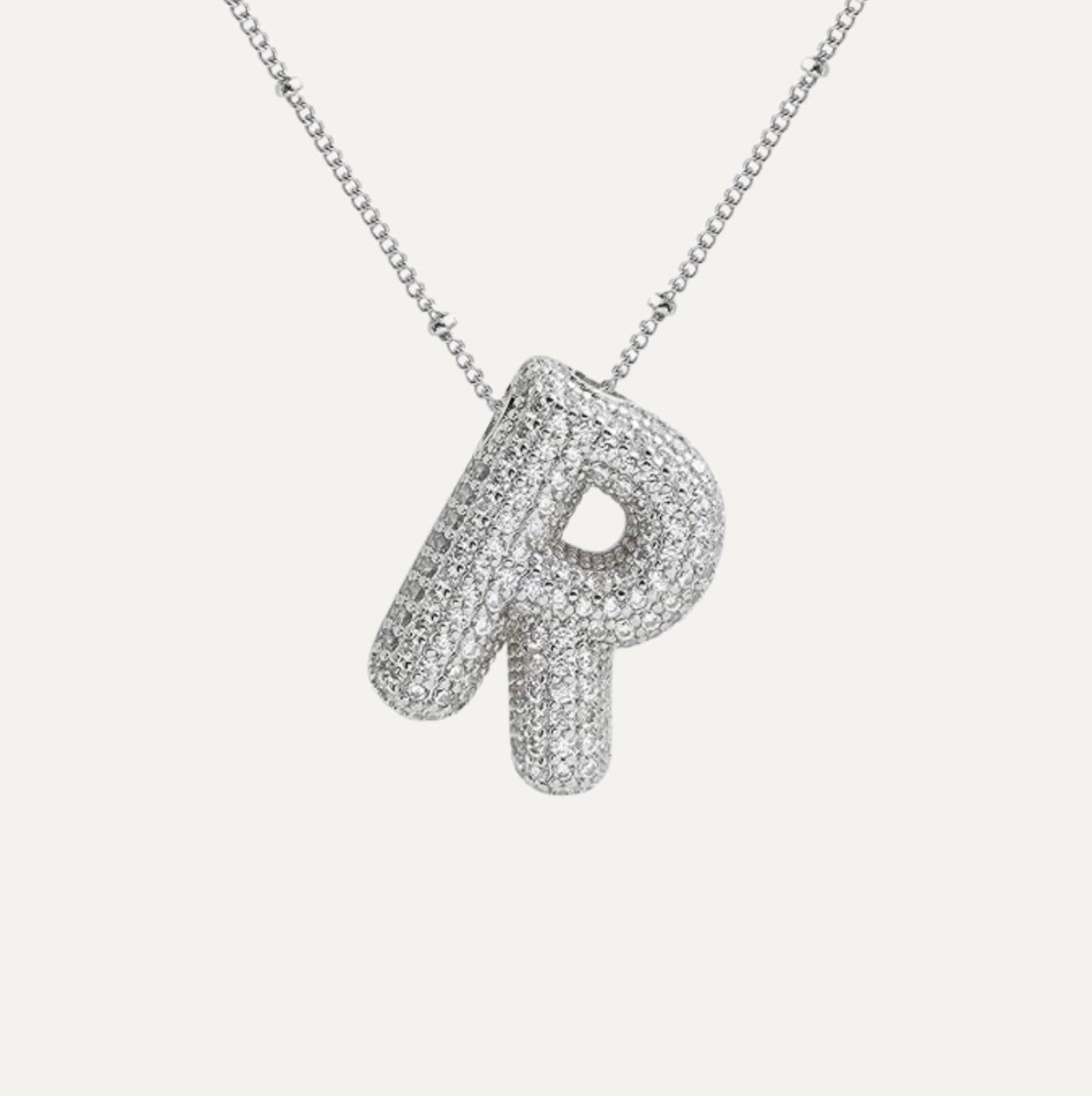 SAVANNAH™ | Collana con Lettera a Bolla in Zirconia