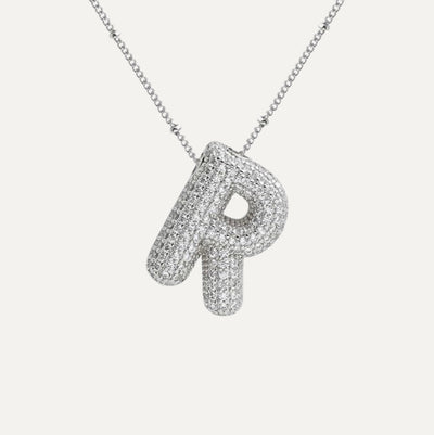 SAVANNAH™ | Collana con Lettera a Bolla in Zirconia