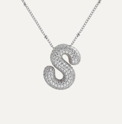 SAVANNAH™ | Collana con Lettera a Bolla in Zirconia