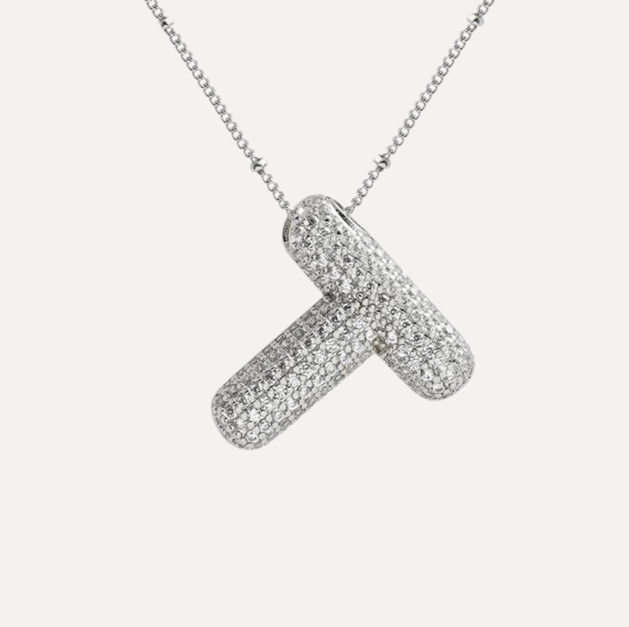 SAVANNAH™ | Collana con Lettera a Bolla in Zirconia