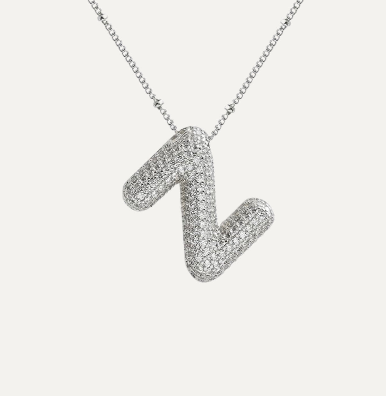 SAVANNAH™ | Collana con Lettera a Bolla in Zirconia