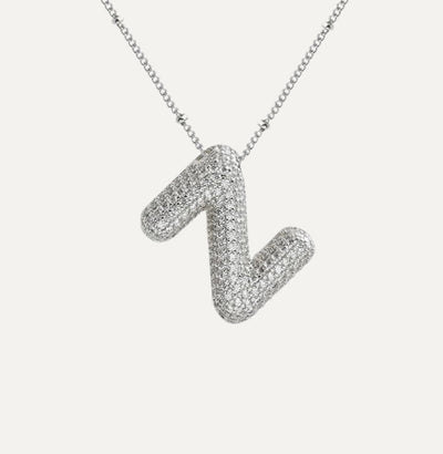 SAVANNAH™ | Collana con Lettera a Bolla in Zirconia