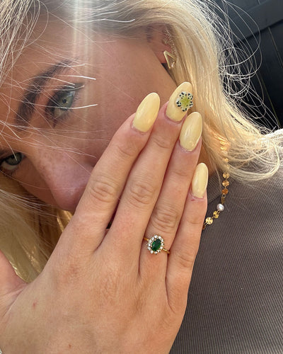 AMARYELLE™ | Anello con Zirconia Verde